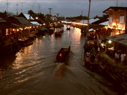 夜市时光流逝视频素材