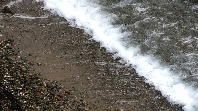 海浪慢动视频素材