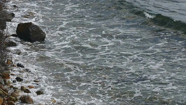 海浪慢动视频素材