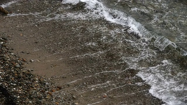 海浪慢动视频素材