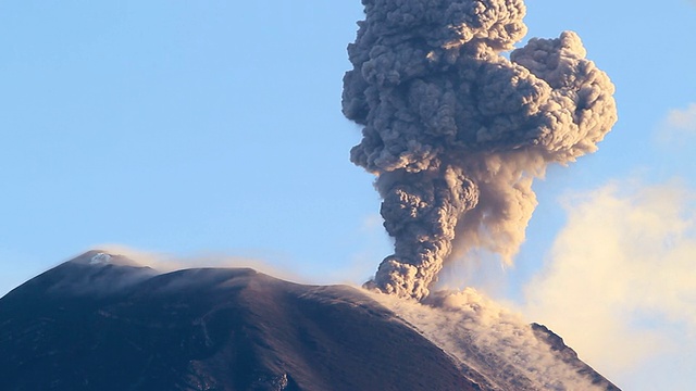 Tungurahua火山喷发视频素材