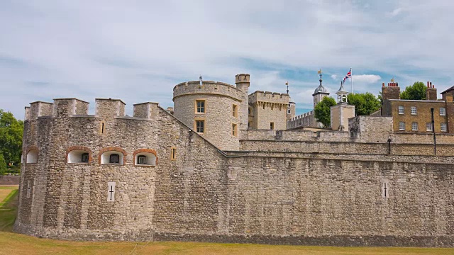 伦敦塔-皇家宫殿和强大的堡垒。英国伦敦市视频素材