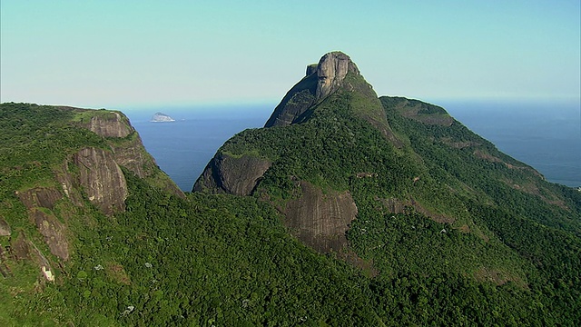 放大从Pedra da gavea，里约热内卢de Janeiro视频素材