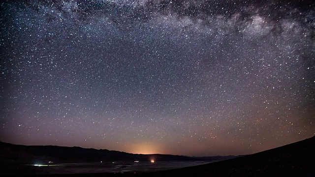 星星夜空延时视频素材