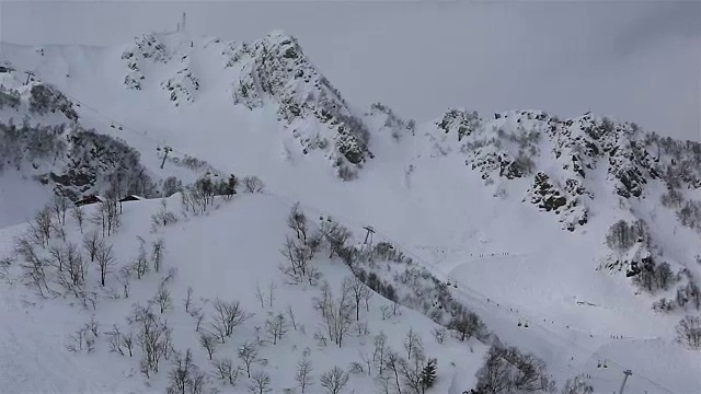 高加索山脉美丽的山峰视频素材