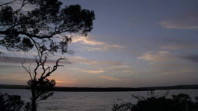 时间流逝，蒲福湾日落视频素材