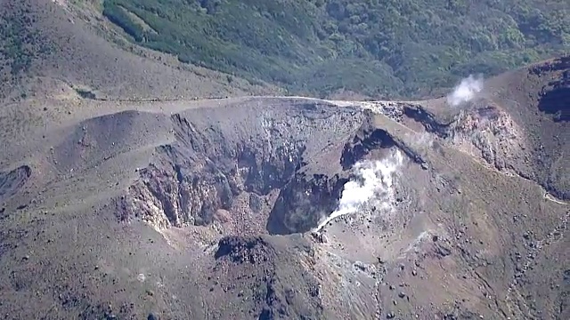 鸟瞰日本鹿儿岛视频素材