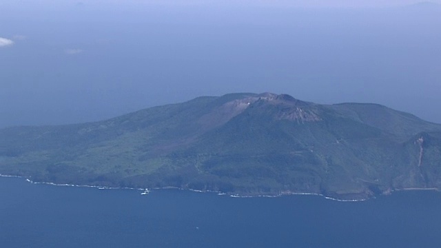 鸟瞰日本鹿儿岛视频素材