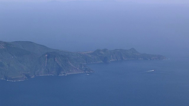 鸟瞰日本鹿儿岛视频素材