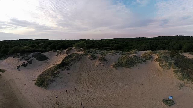 夏天的海滩沙丘视频下载