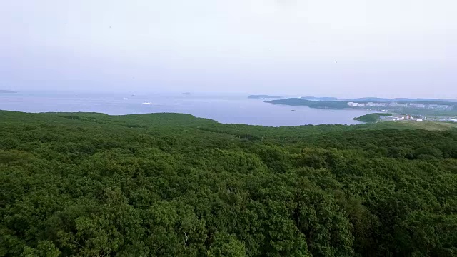 太平洋湾的航拍照片视频素材