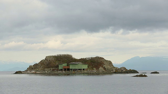 乡村小屋，风笛湖，纳奈莫视频素材