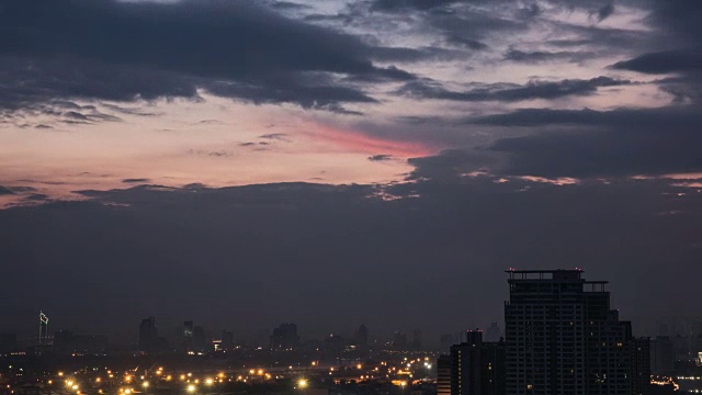 从白天到夜晚，曼谷，2015年10月视频下载