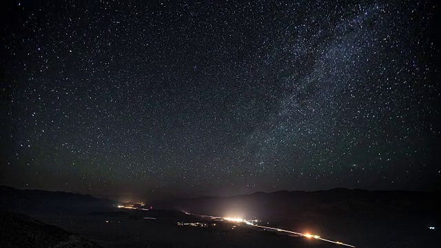 星星夜空延时视频素材