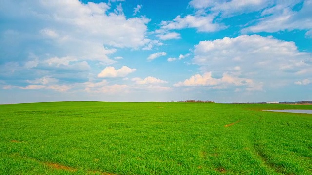 夏季景观，全景延时视频素材