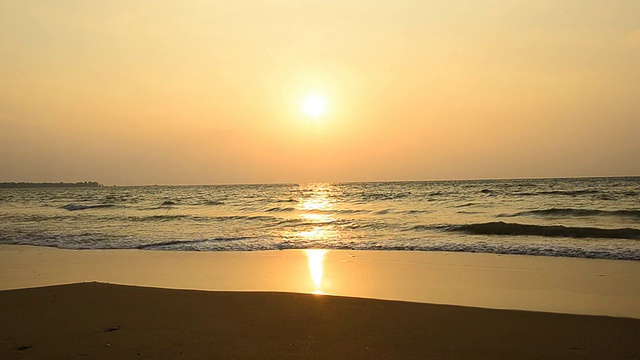 海滩之夜视频素材