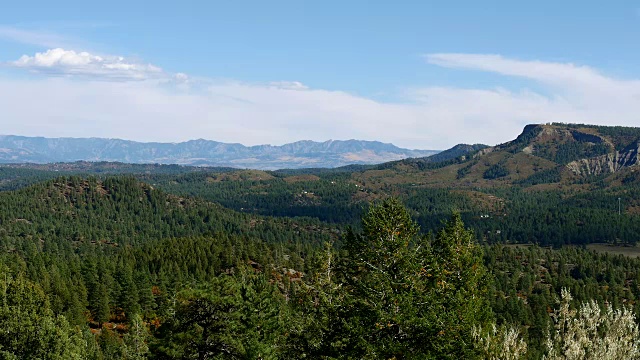 位于科罗拉多州落基山脉的风景优美的山脉视频素材