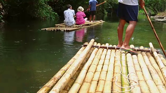 考拉竹筏视频素材