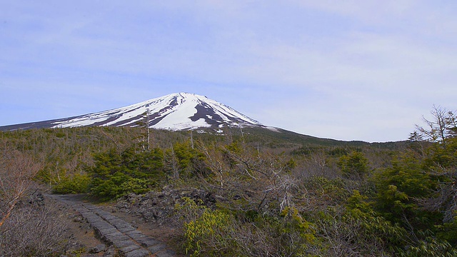 从日本山梨县的第5点看富士山视频下载