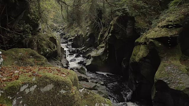 《荒野深处的山涧》慢镜头视频素材