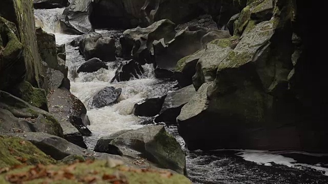 《荒野深处的山涧》慢镜头视频素材