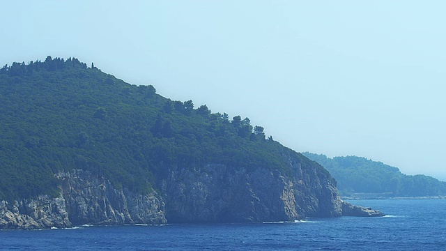 岛Lokrum,杜布罗夫尼克视频素材