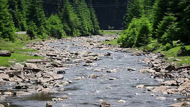 山区河流视频素材