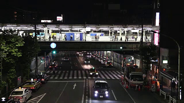 东京城市交通时间视频素材