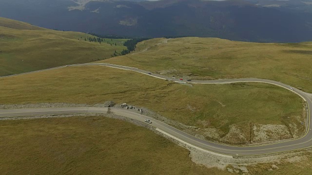 Transalpina路的4K航拍视频素材