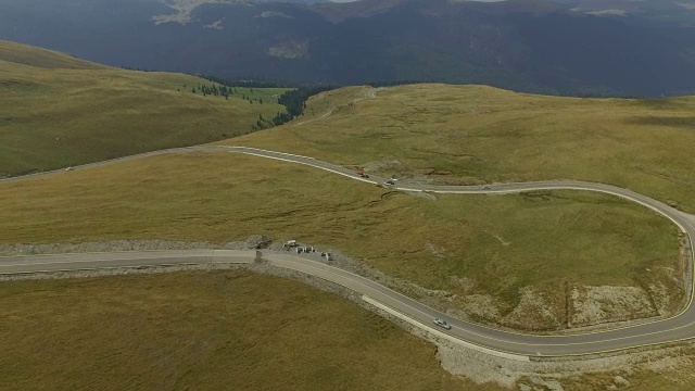 Transalpina路的4K航拍视频素材