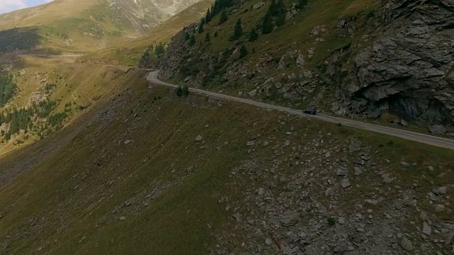 transagarasan路的4K航拍视频素材