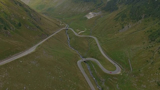 transagarasan路的4K航拍视频素材