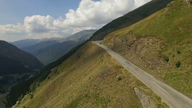 transagarasan路的4K航拍视频素材