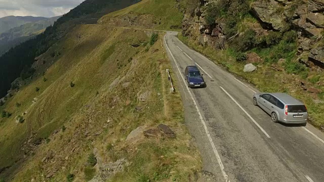 transagarasan路的4K航拍视频素材