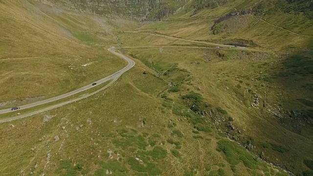 transagarasan路的4K航拍视频素材