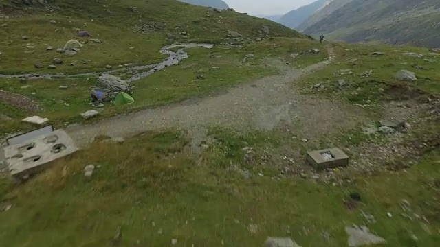 transagarasan路的4K航拍视频素材