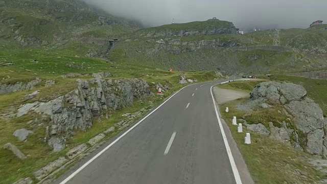 transagarasan路的4K航拍视频素材