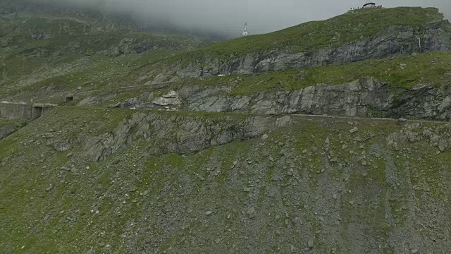 transagarasan路的4K航拍视频素材