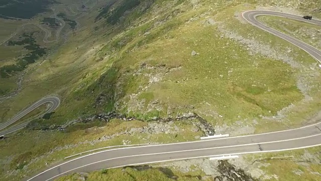 transagarasan路的4K航拍视频素材