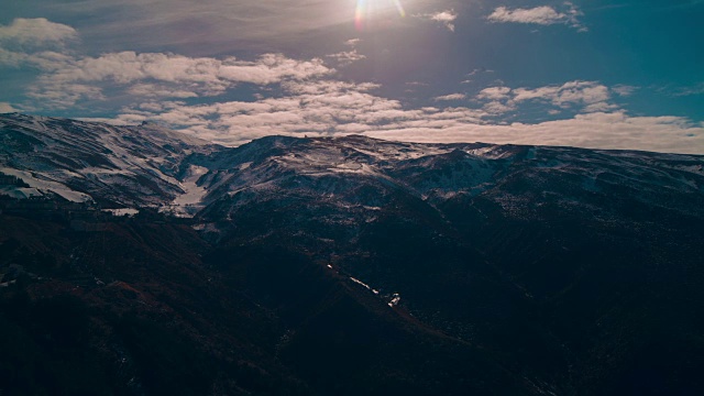 西班牙山全景4k时间流逝视频素材