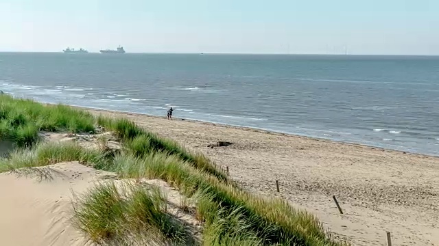 海洋和近海涡轮机时间延迟视频下载