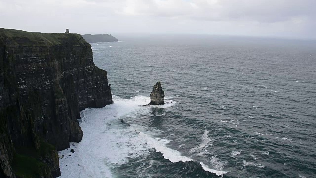 莫赫悬崖，Co Clare，爱尔兰视频下载