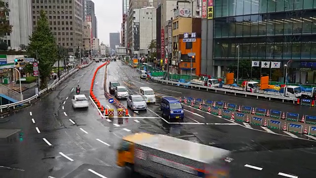 时光流逝:日本东京新宿地区视频素材