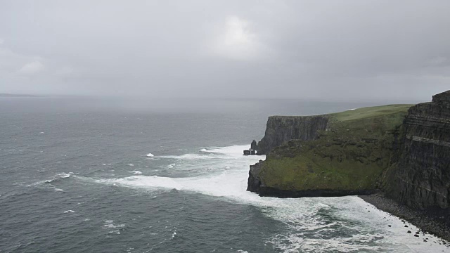 莫赫悬崖，Co Clare，爱尔兰视频下载