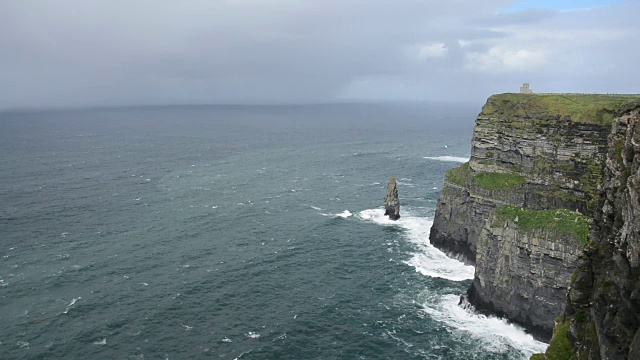 莫赫悬崖，Co Clare，爱尔兰视频下载