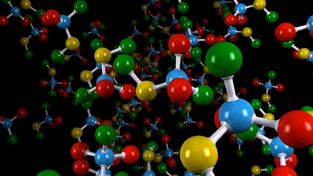分子视频素材