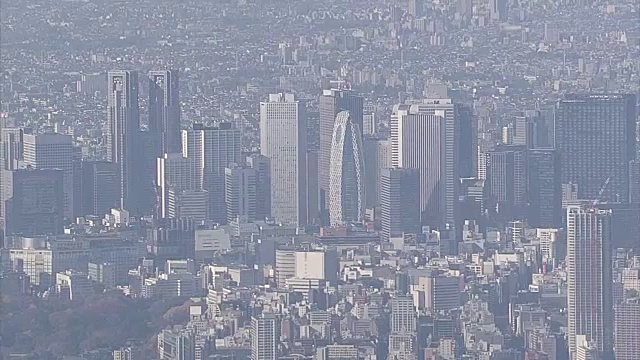 新宿，东京副中心视频素材