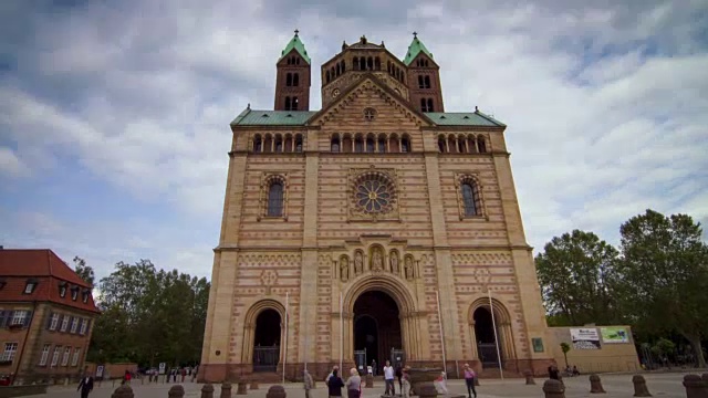 Speyer大教堂的时间流逝(Speyer Dom)视频素材