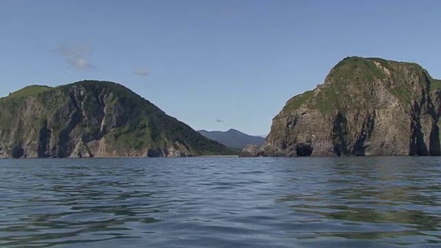 太平洋上的岛屿。视频素材