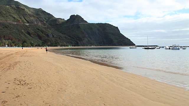 特内里费岛的特雷斯塔斯海滩视频素材